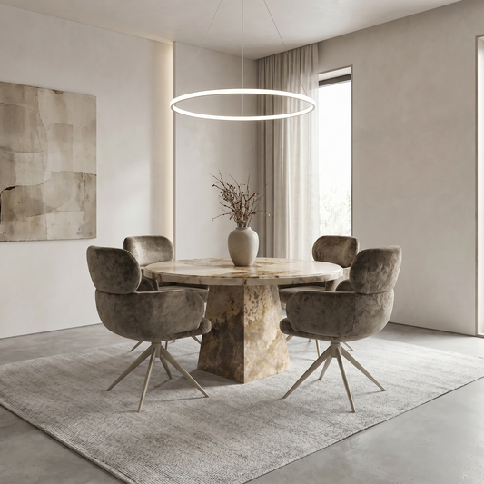 Sparta Round Table & 4 Chairs
