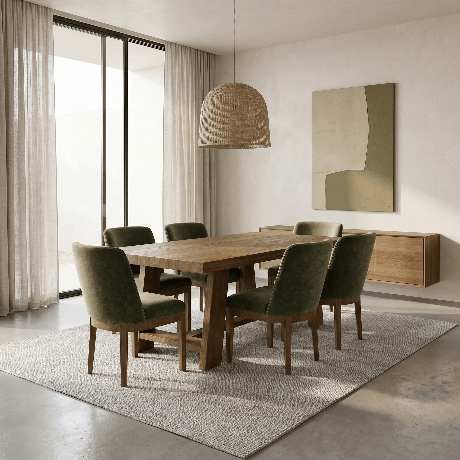 Furniture  -  Oregon Dining Table & 6 Chairs  -  60486429