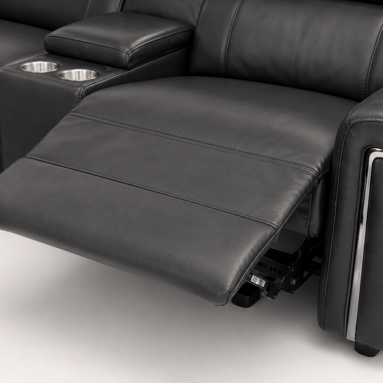 Furniture  -  Bowen Large Corner Sofa - Black  -  60486487