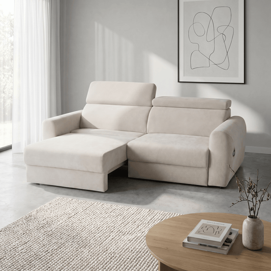 Furniture  -  Miley 3 Seater Sofabed - Beige  -  60486489