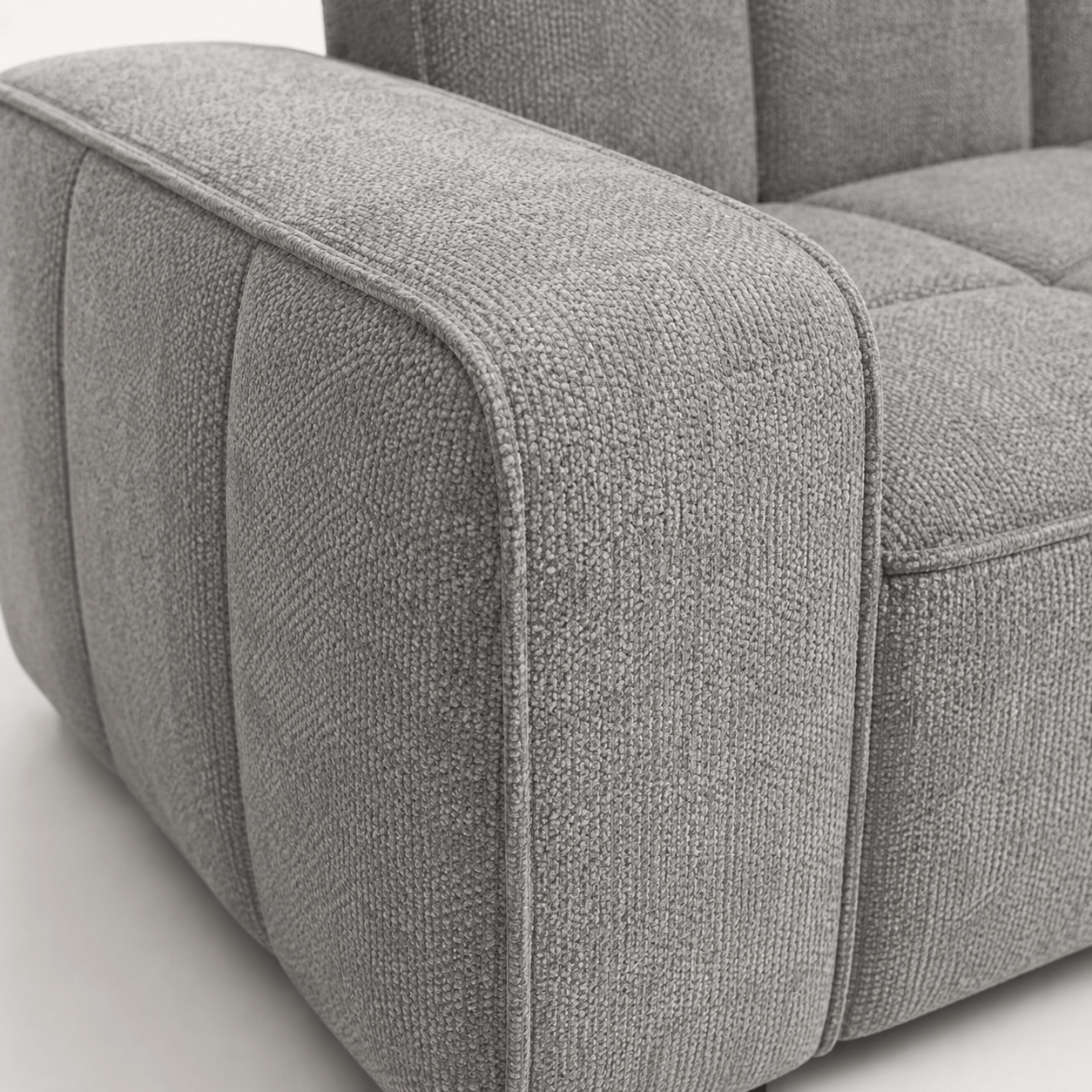 Furniture  -  Keira 3 Seater Sofa - Grey  -  60486493