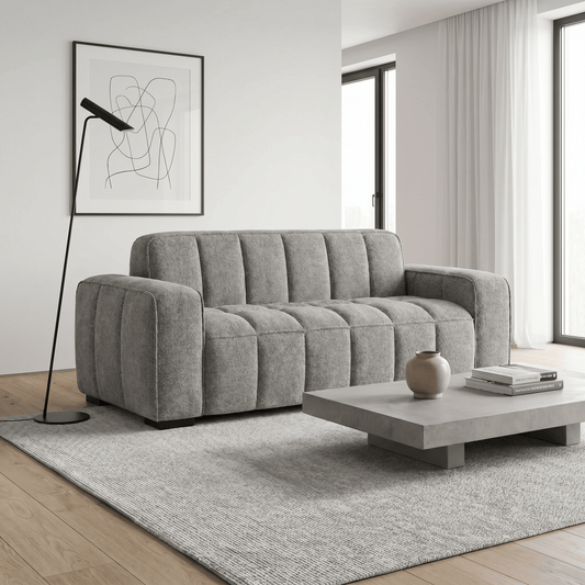 Furniture  -  Keira 3 Seater Sofa - Grey  -  60486493