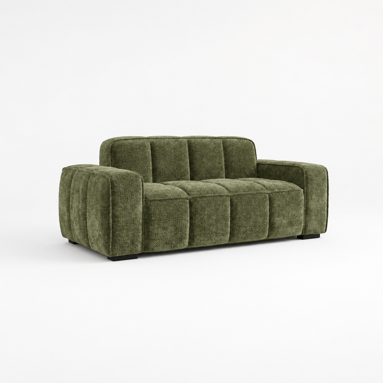 Furniture  -  Keira 2 Seater Sofa - Olive  -  60486497