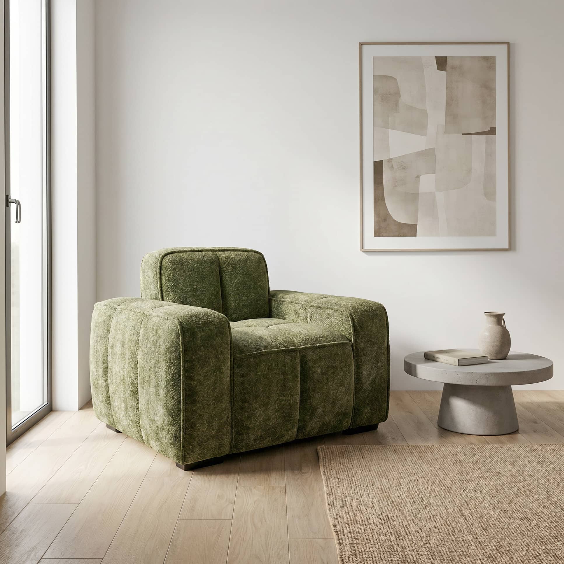 Furniture  -  Keira Armchair - Olive  -  60486498