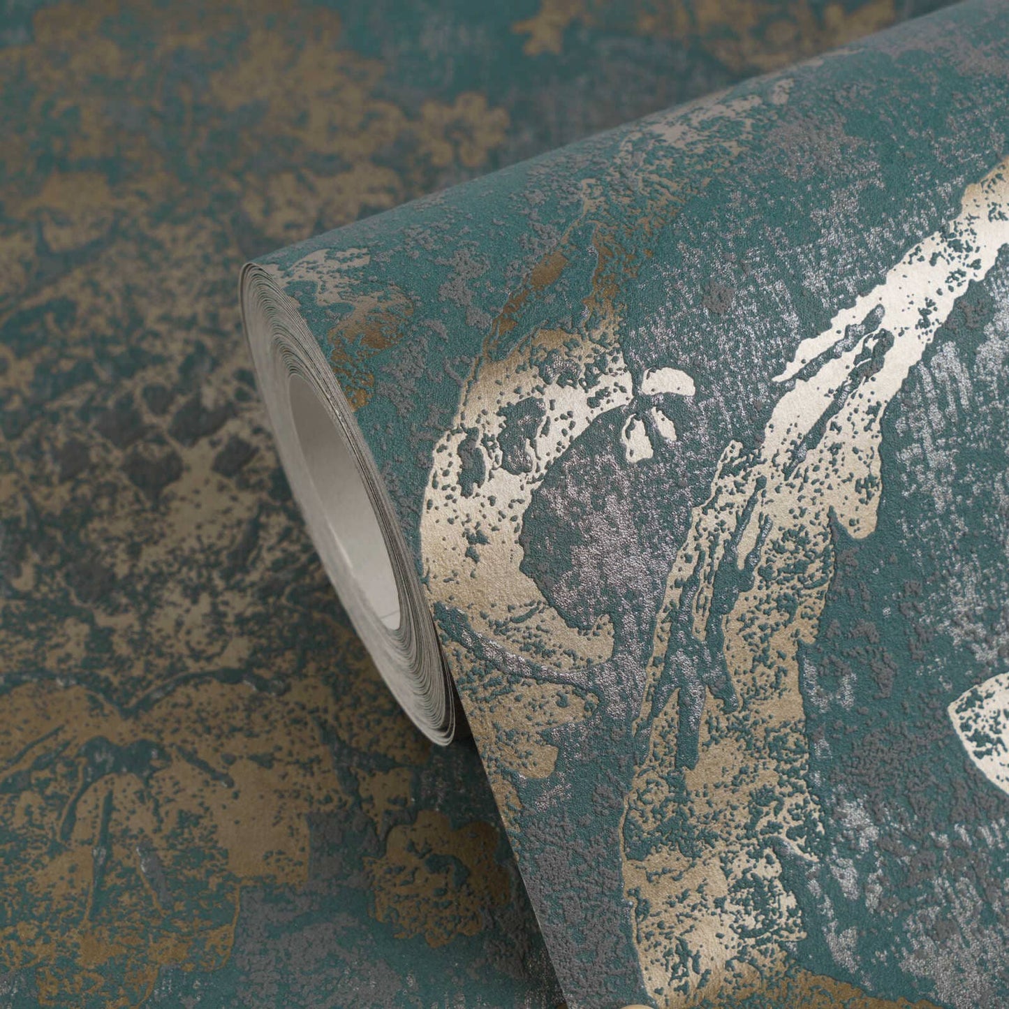 Wallpaper  -  A.S Creations Davide Maison Du Temps Damask Green - 79019-2  -  60486546