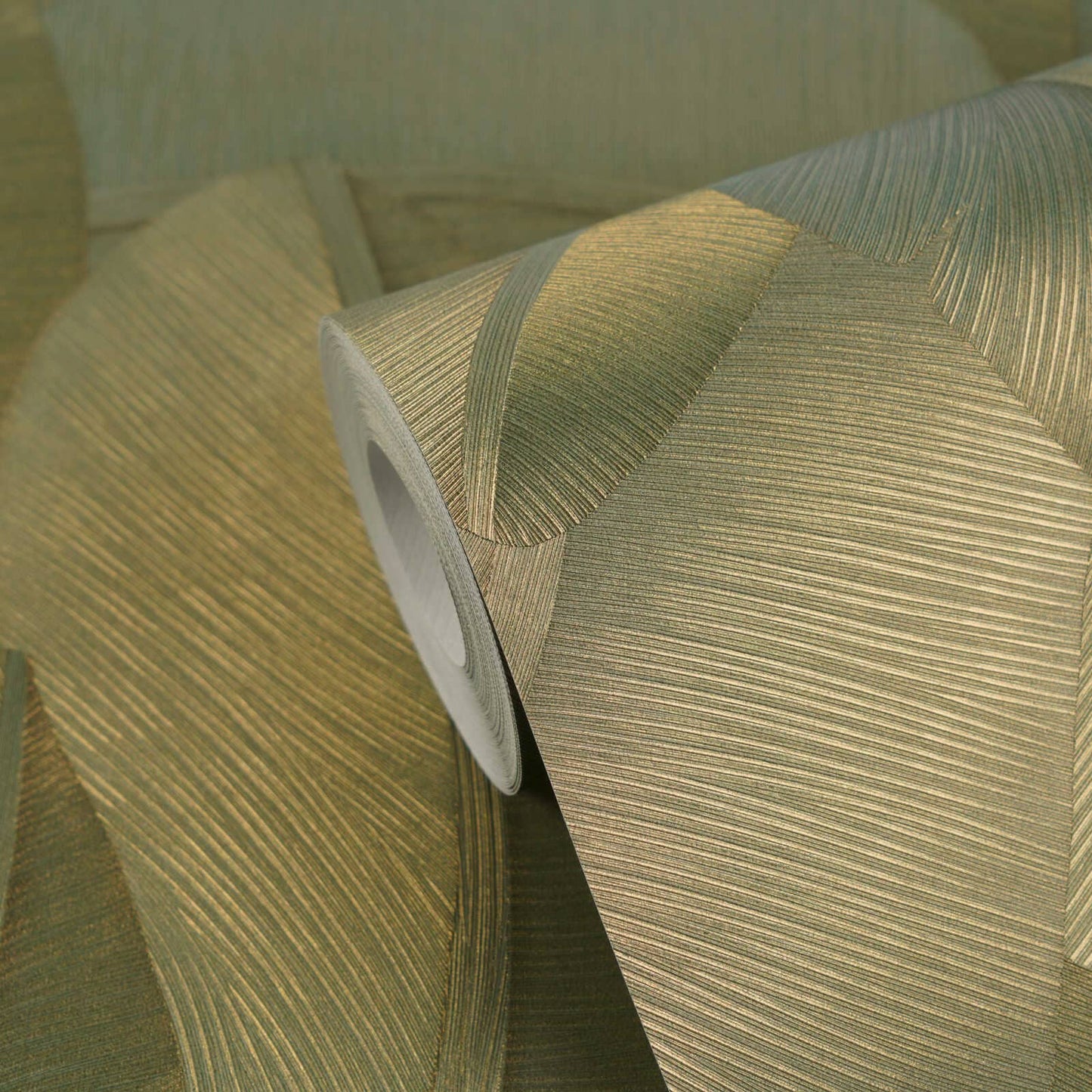 Wallpaper  -  A.S Creations Isabelle Gold Canopy Green - 79039-4  -  60486548