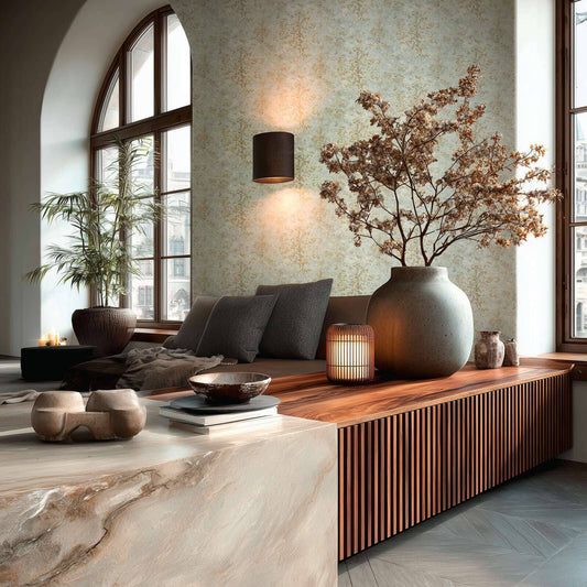 Wallpaper  -  A.S Creations Astrid Whispering Woods Green & Grey- 79200-1  -  60486549