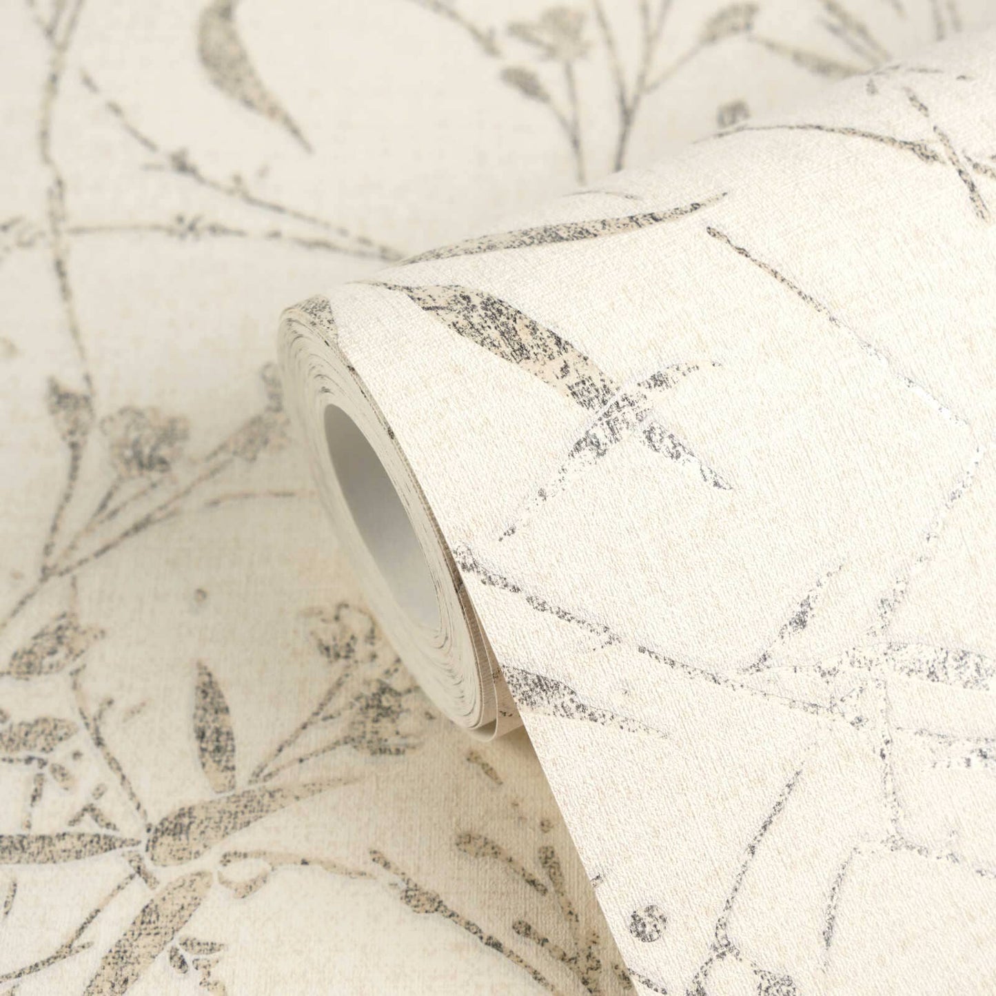 Wallpaper  -  A.S Creations Fee Wild Free Botanical Grey & Cream - 79004-1  -  60486551