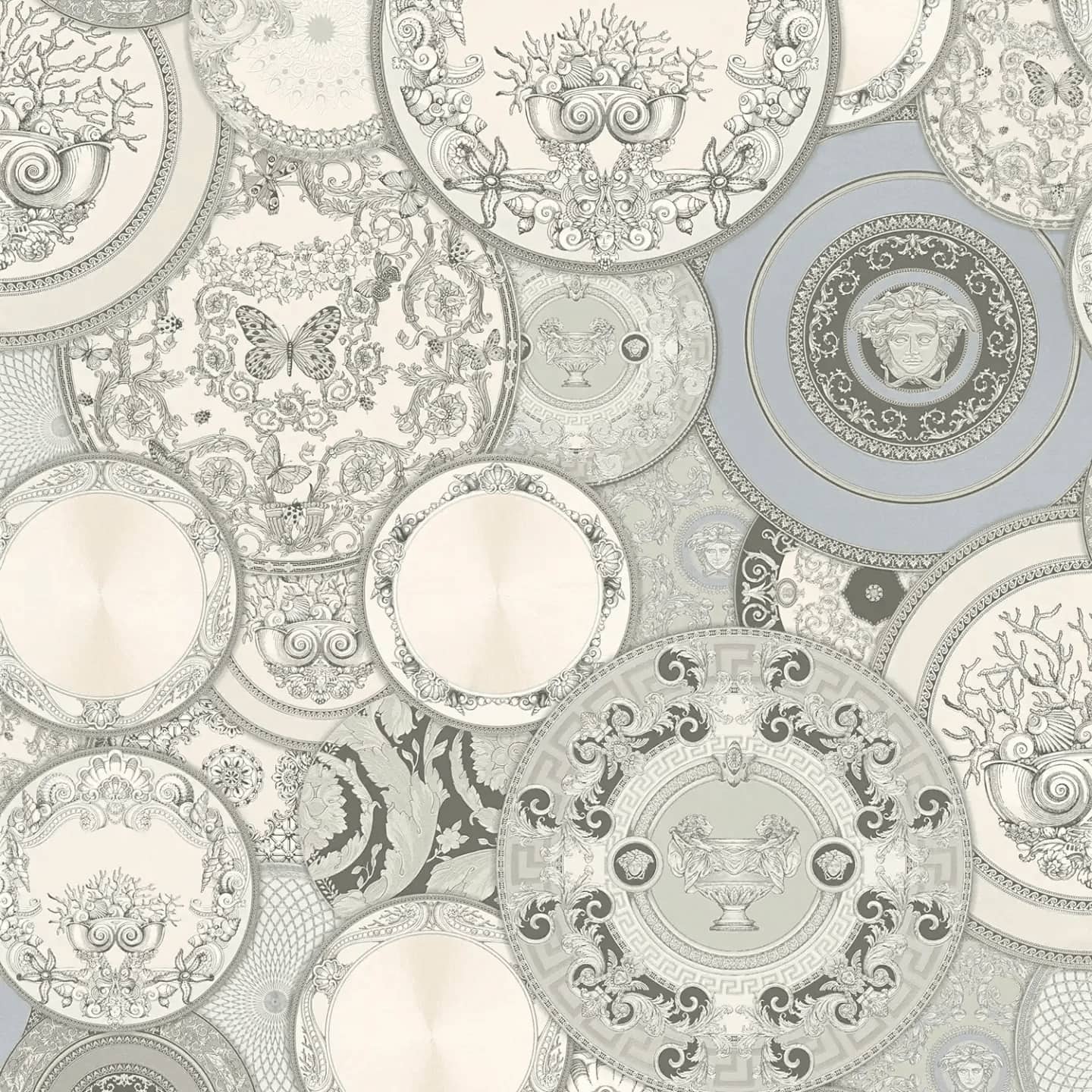 Wallpaper  -  A.S Versace Art De La Table Motif - 34901-3  -  60486553