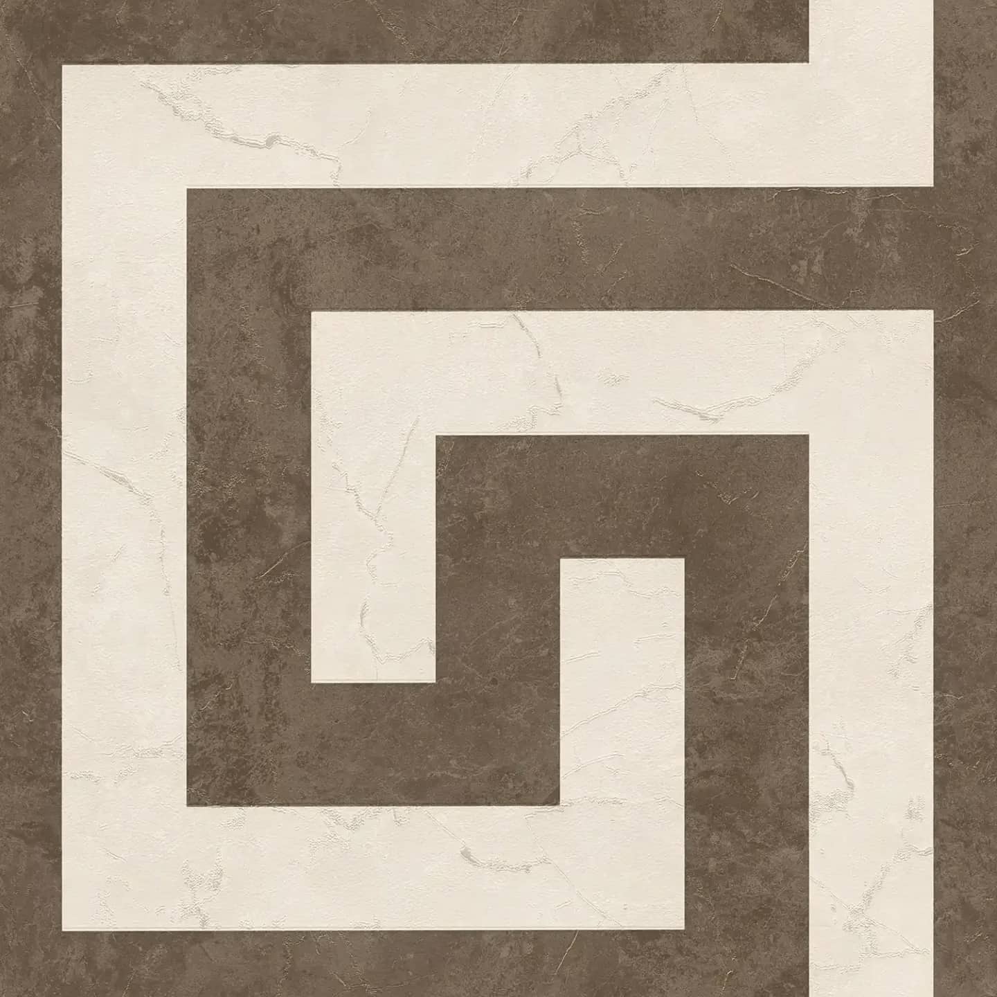 Wallpaper  -  A.S Versace Brown & Cream Greek Motif - 79174-4  -  60486555