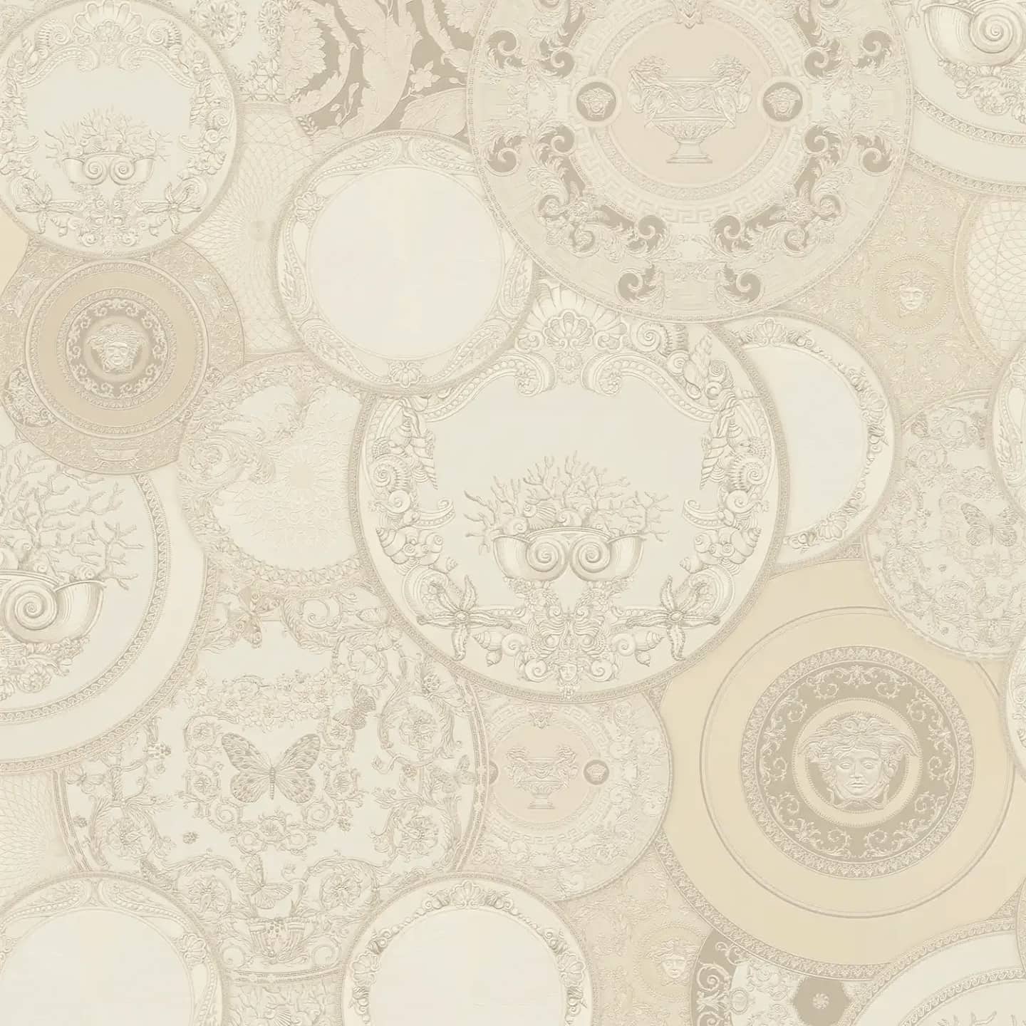 Wallpaper  -  A.S Versace Art De La Table Motif - 79136-1  -  60486557