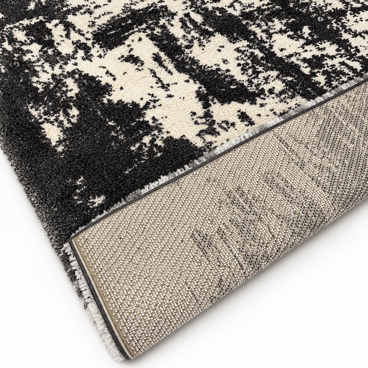 Rugs  -  IK Serenade Grey & White Abstract Rug - Multiple Sizes  - 