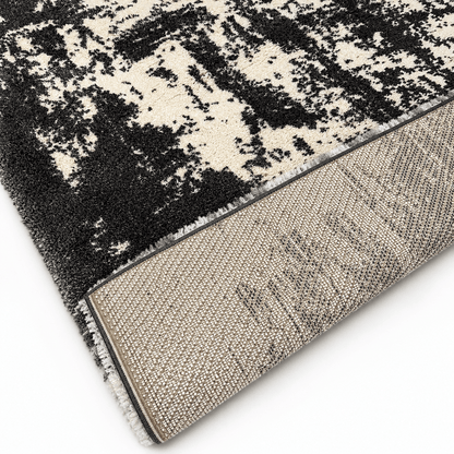 Rugs  -  IK Serenade Grey & White Abstract Rug - Multiple Sizes  - 