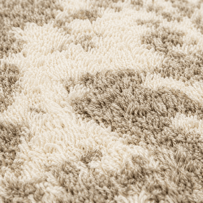 Rugs  -  IK Serenade Beige & White Abstract Rug - Multiple Sizes  - 