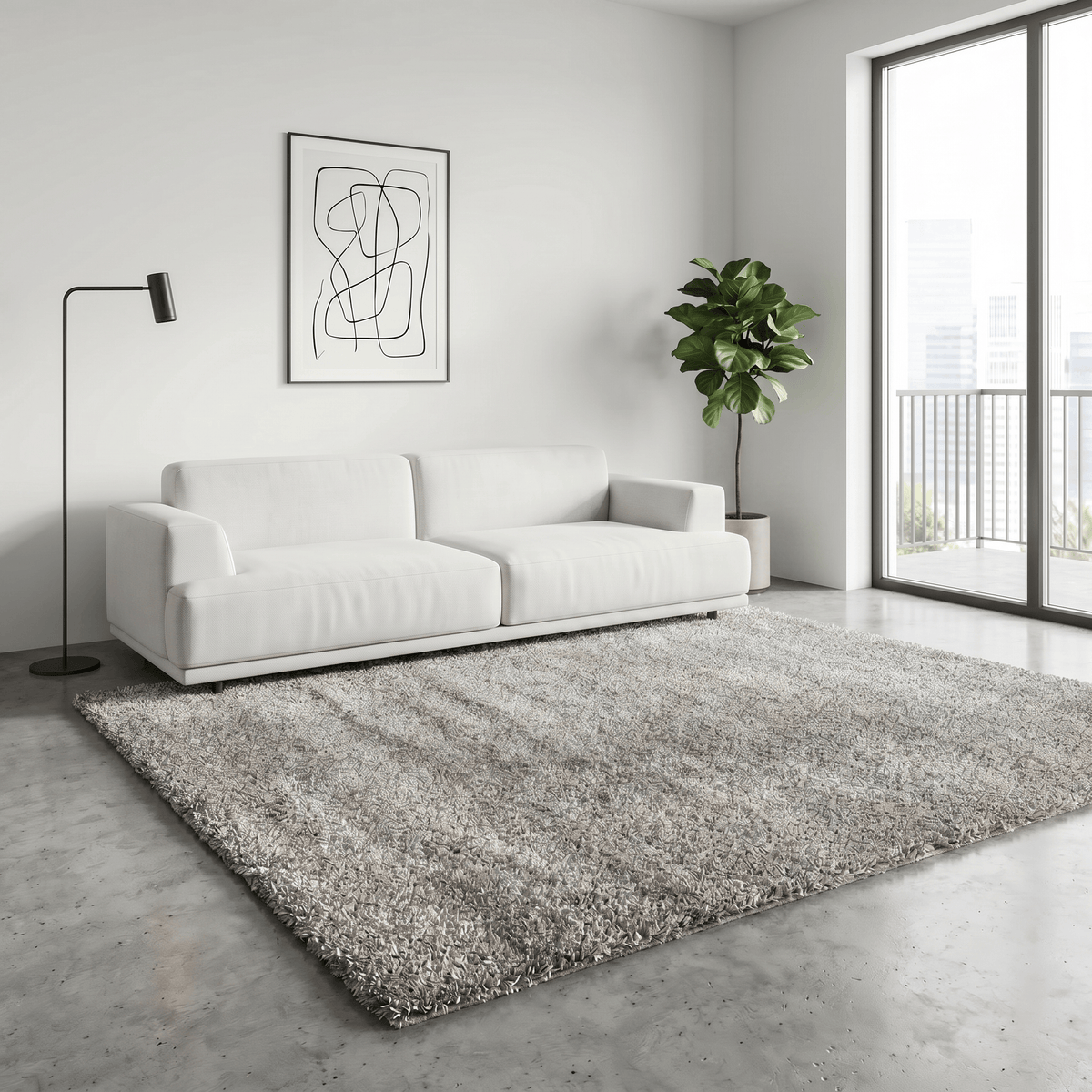 Rugs  -  IK Serenade Grey Rug - Multiple Sizes  - 