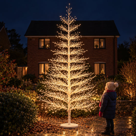 Warm White Microdot Christmas Tree - 300cm