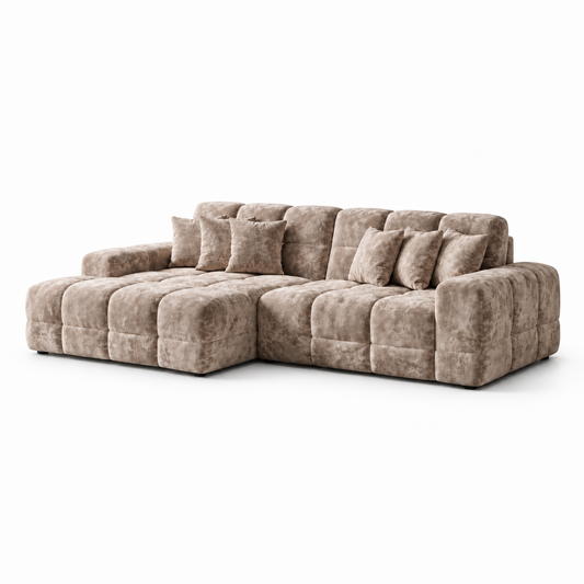 Maine LHF Corner Sofa - Mocha (Special Order)