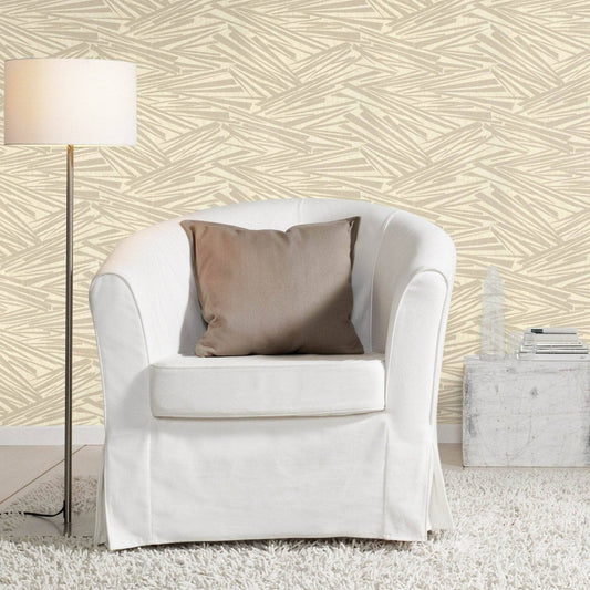 Wallpaper - Rasch Sky Lounge Abstract Fractal Pale Beige - 608335 60009360
