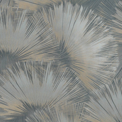 Wallpaper  -  Rasch B55 Opulenza Fan Blue Wallpaper - 659764  -  60345271