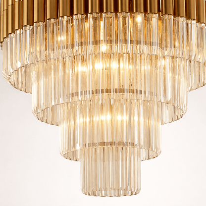 Lights  -  Dusseldorf P006-12BR 12 Light Pendant Ceiling Light - Bronze & Cognac Glass  -  60485741