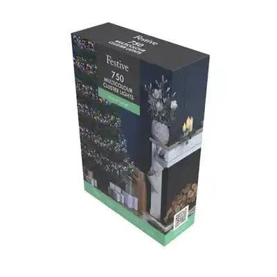 Lights  -  750 Multifunction Cluster Christmas Tree Lights - Multicolour  -  60369754