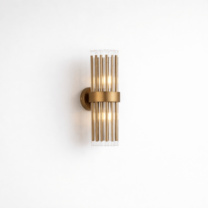 Lights  -  Bremen W002-2BR 2 Light Wall Light - Bronze & Clear Glass  -  60485709