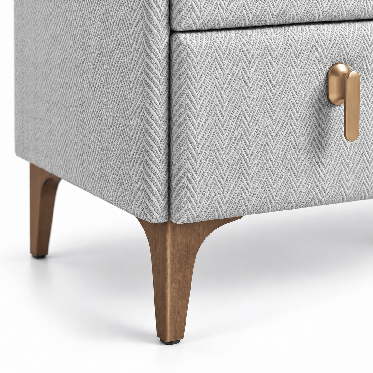 Furniture  -  Munich Bedside Table - Grey  -  60487297