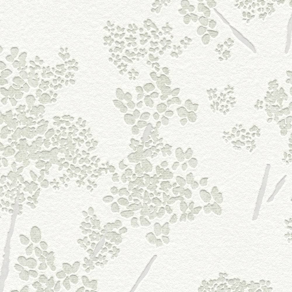  Wallpaper - A.S Creations Casual Living White & Green Wallpaper- 395482  -  60009478