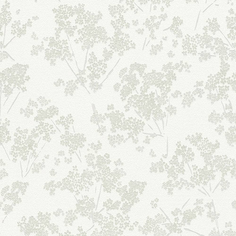 Wallpaper -  A.S Creations Casual Living White & Green Wallpaper- 395482  -  60009478