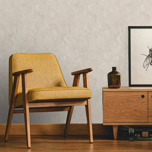 Wallpaper  -  Grandeco Camilla Plain Neutral Wallpaper A72509  -  60011245