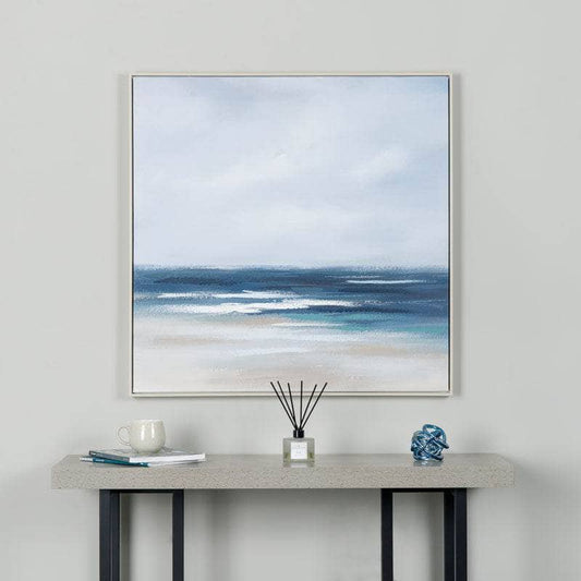 Pictures - Abstract Beach Framed Canvas 1  -  60008249