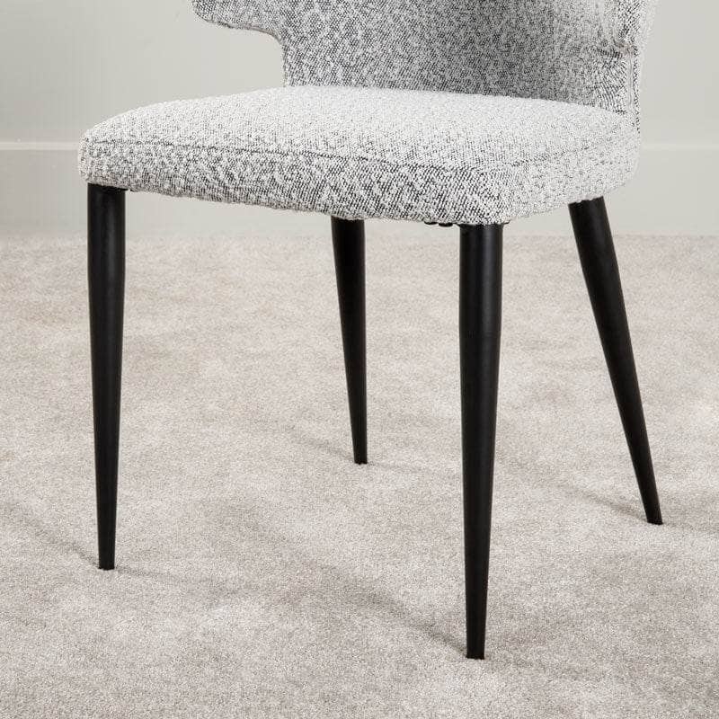 Furniture  -  Aimee Boucle Dining Chair - Grey  -  60010219