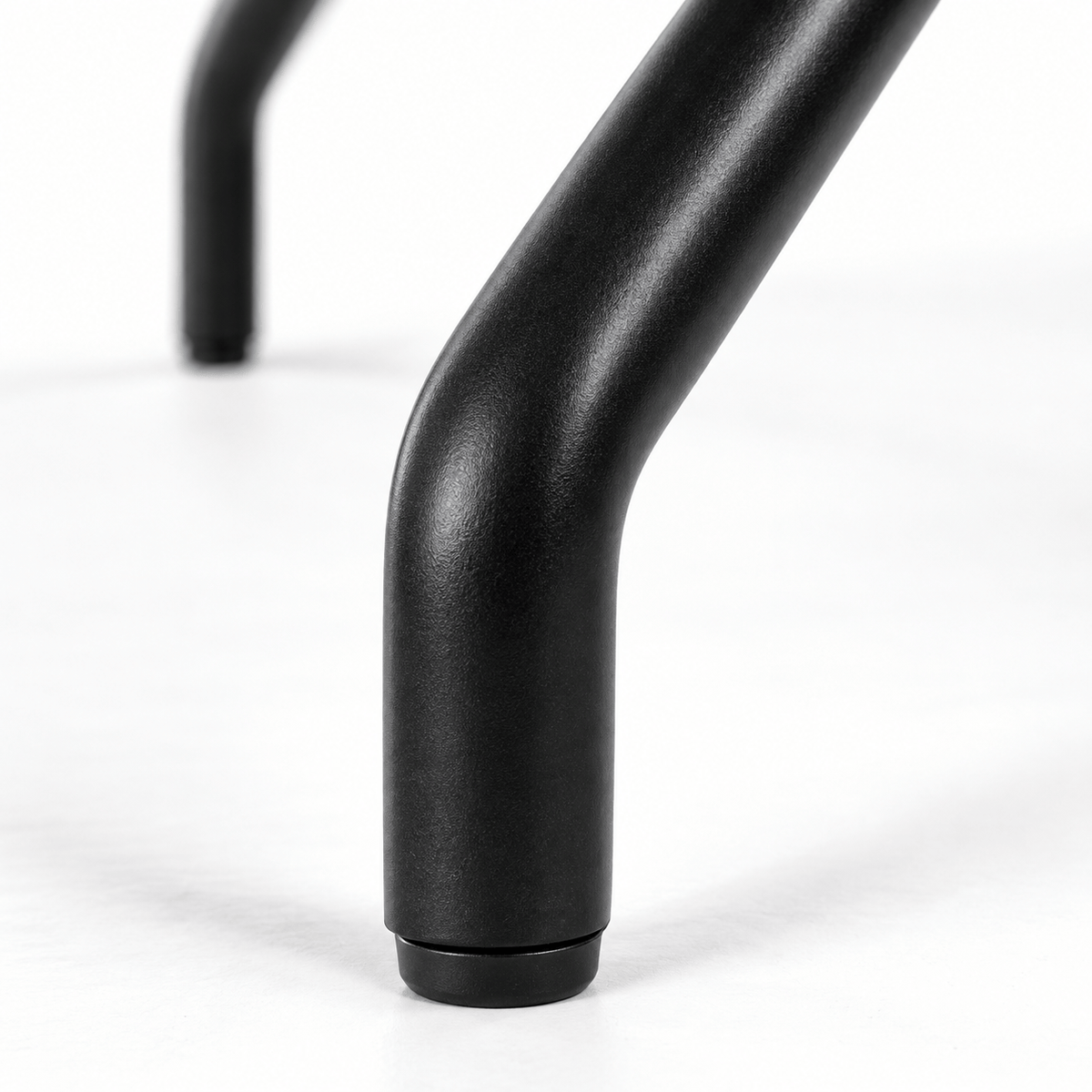 Alessandra Dining Chair black metal leg close up contemporary dining furniture