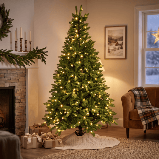 Christmas  -  Allison Pine Pre-Lit Tree - 7ft  -  60487435
