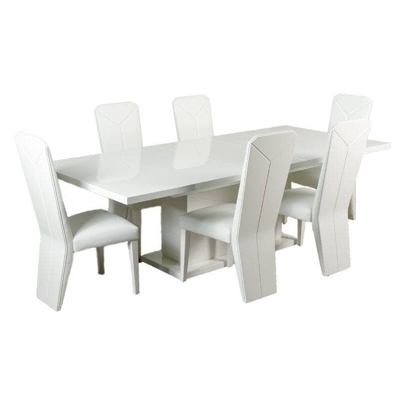 Amalfi Extending Table & 6 Dining Chairs Taskers Online Store