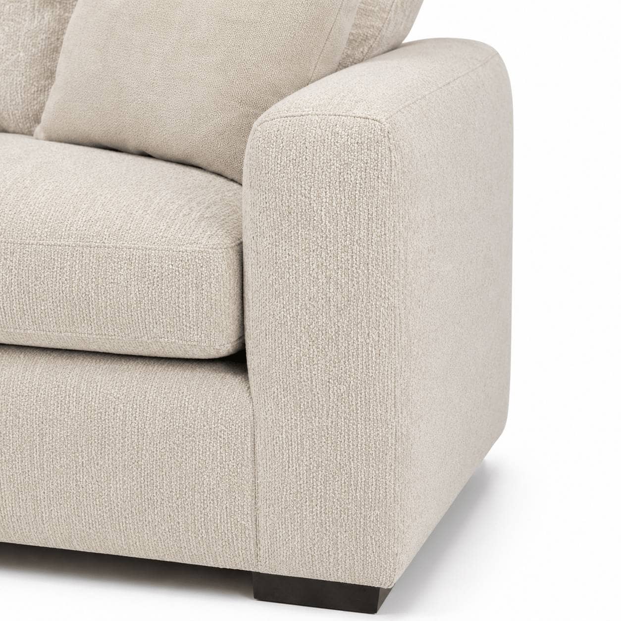 Furniture  -  Amara LHF Chaise Sofa - Cream  -  60487625