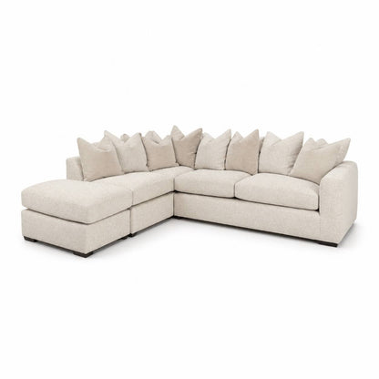 Furniture  -  Amara LHF Chaise Sofa - Cream  -  60487625