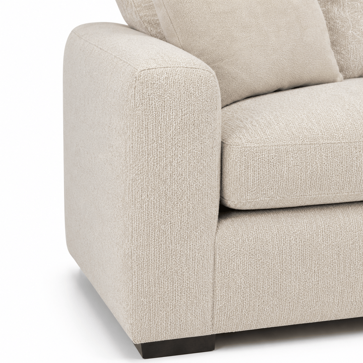 Furniture  -  Amara RHF Chaise Sofa - Cream  -  60487624