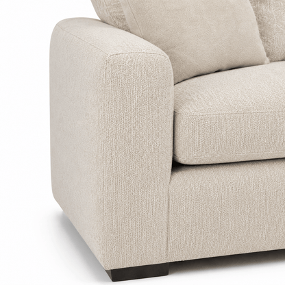 Furniture  -  Amara RHF Chaise Sofa - Cream  -  60487624