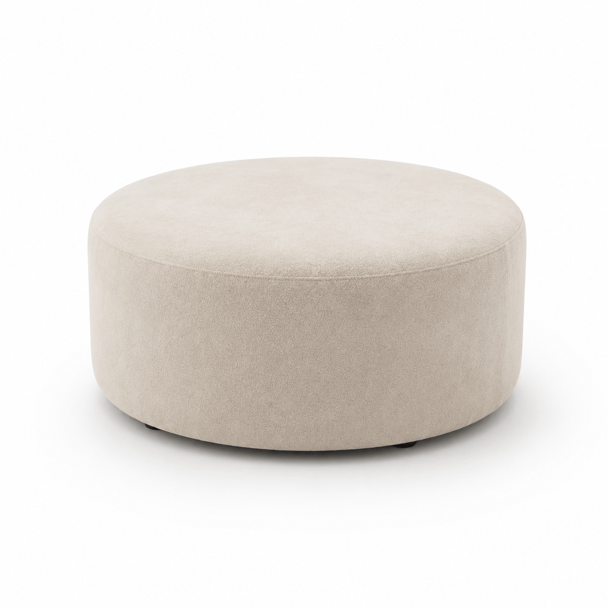 Furniture  -  Amara Round Footstool - Cream  -  60487622