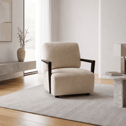 Furniture  -  Amara Swivel Chair - Cream  -  60487623