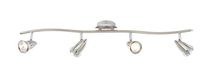 Lights  -  Angers Satin Nickel & Chrome 4 Ceiling Light  -  50139233