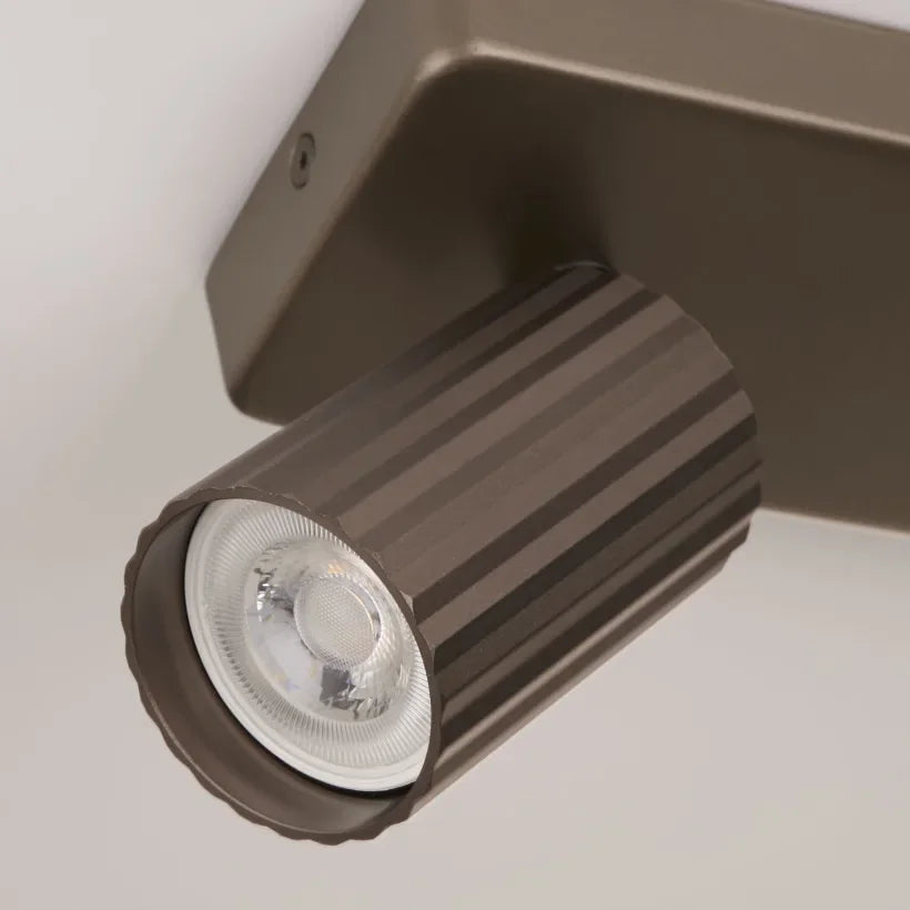 Lights  -  Anna Fluted Spotlight - Bronze  -  60487691