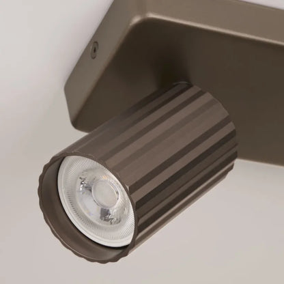 Lights  -  Anna Fluted Spotlight - Bronze  -  60487691