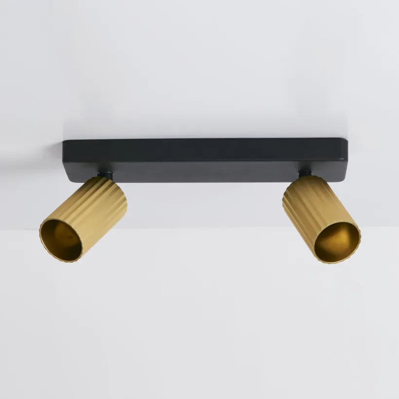 Lights  -  Anna Fluted Spotlight - Gold  -  60487690
