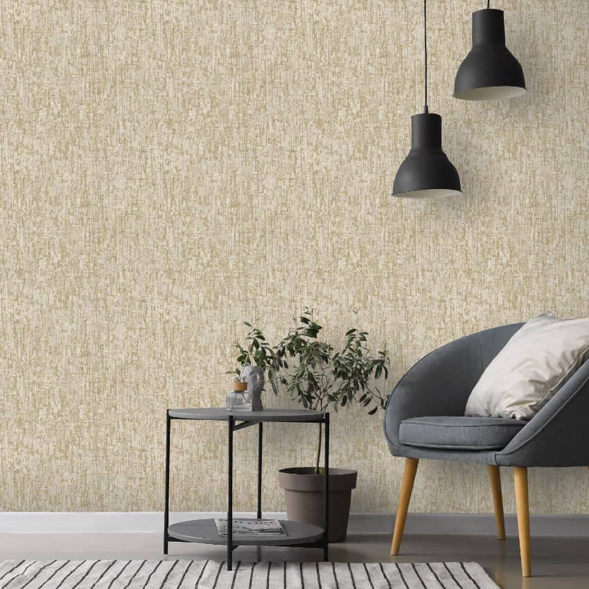 Wallpaper  -  Design I.D Antique Gold Concrete - SA524075  -  60484380