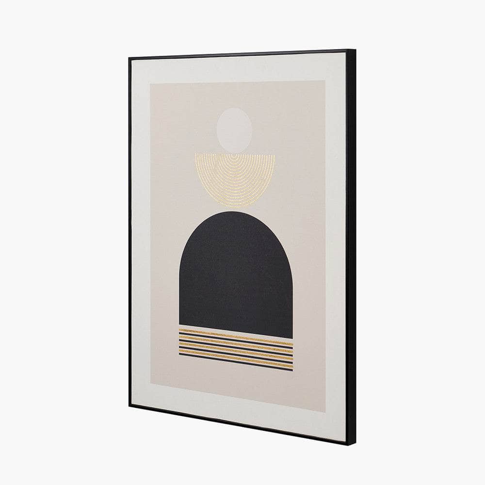 Pictures -  Art Deco Framed Print With Gold Detail  -  60006754