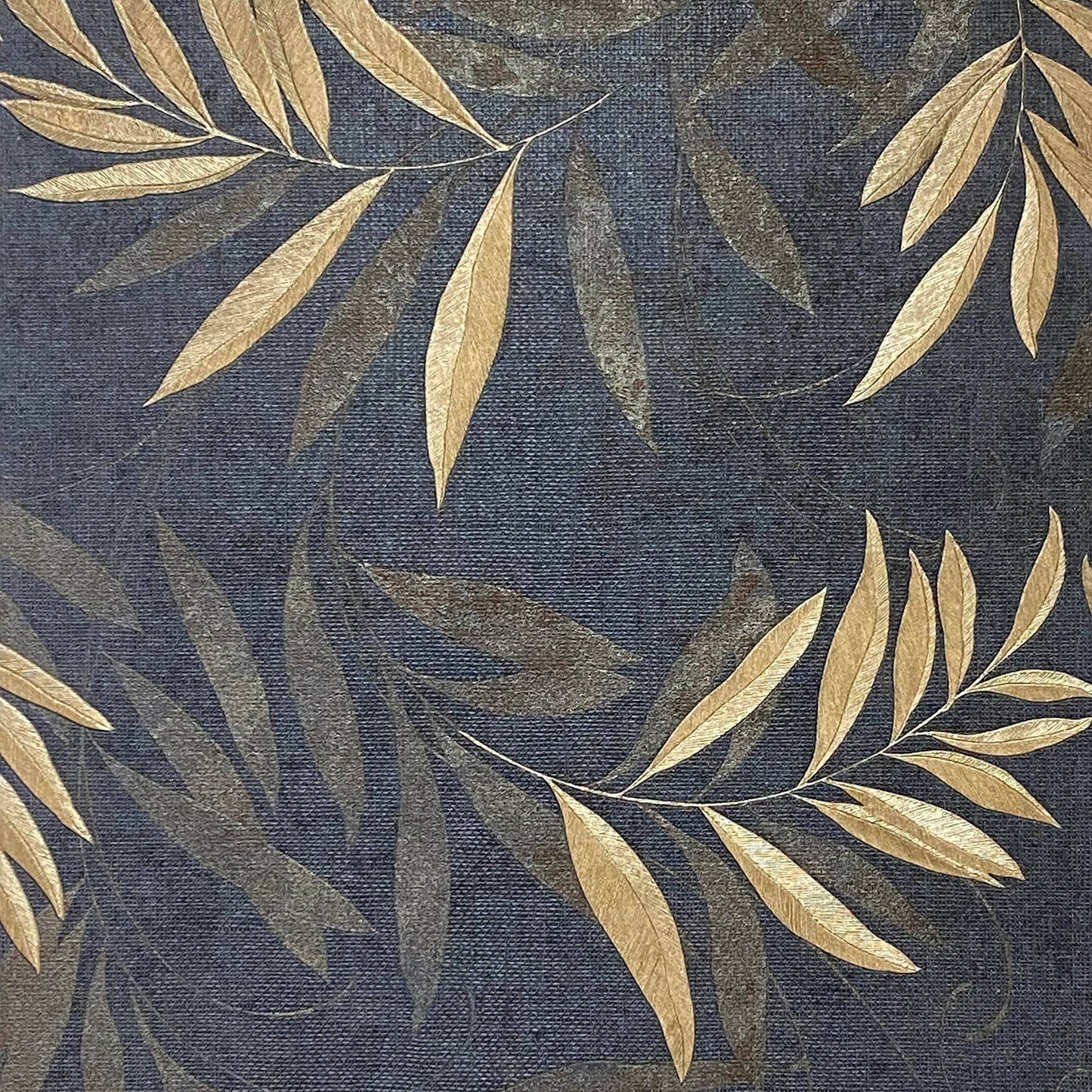 Sample  -  Arthouse Samp Luxury Leaf Navy Champ 299301  -  60003804