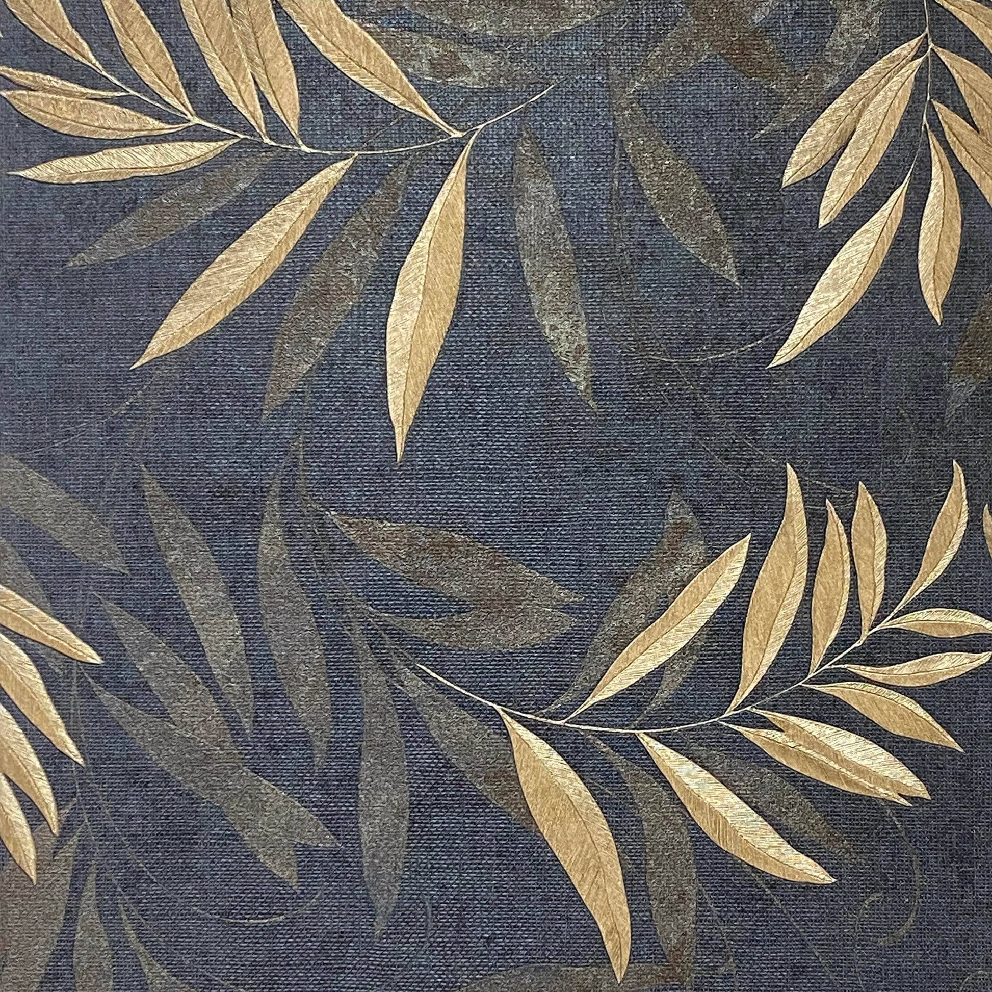Sample  -  Arthouse Samp Luxury Leaf Navy Champ 299301  -  60003804