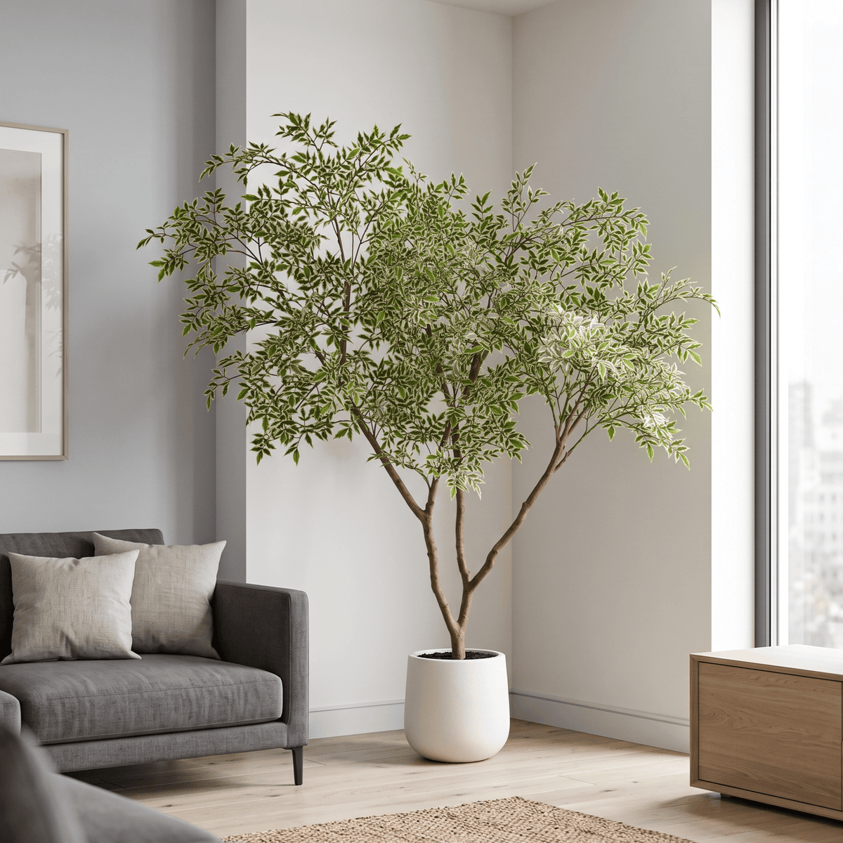 Homeware  -  Artificial Mini Leaves Ficus Tree - 210cm  -  60487466